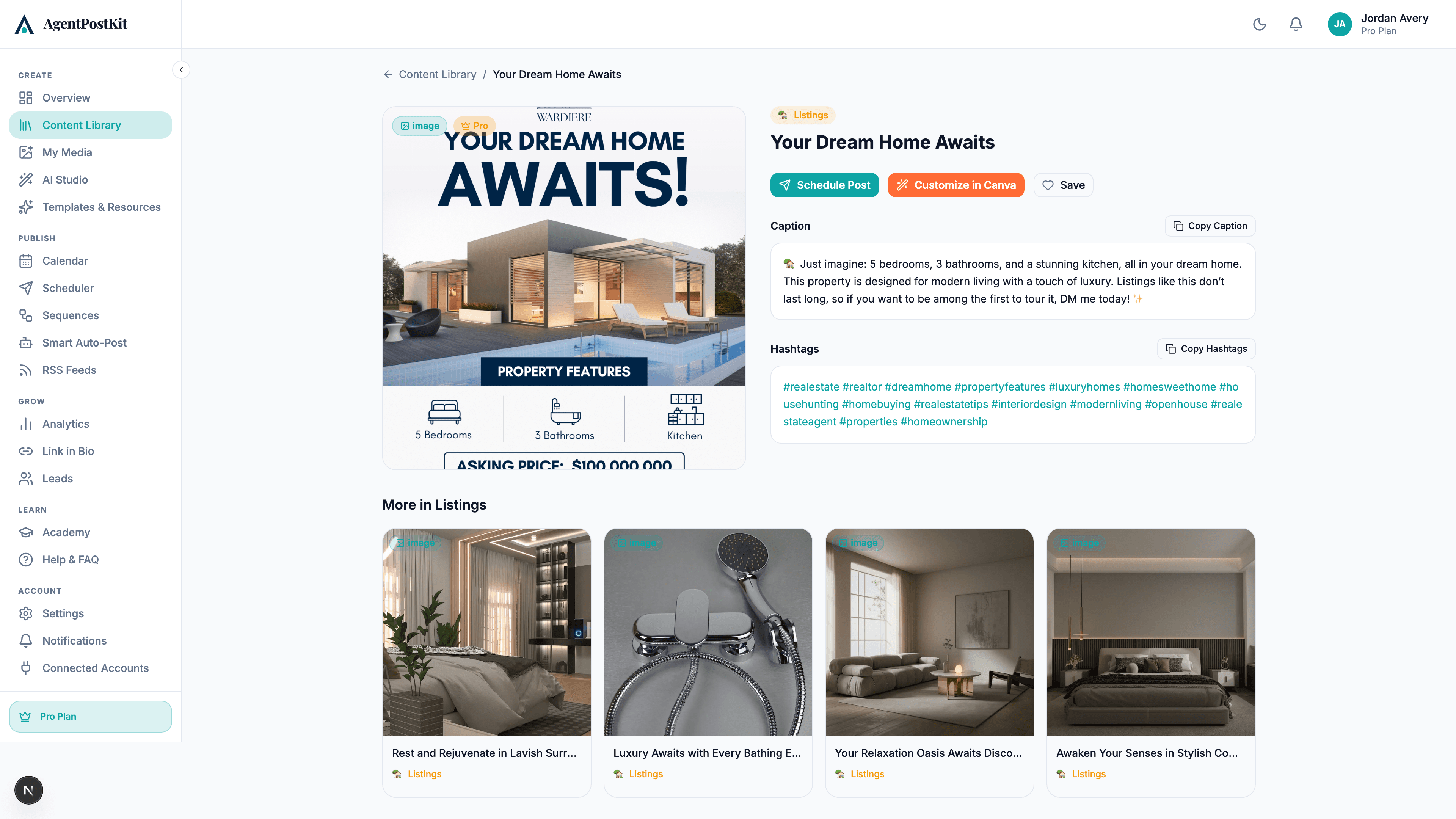 AgentPostKit Canva branding workflow screenshot